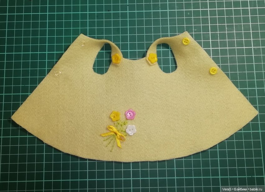 Фетр, букетик и ВЫКРОЙКА — Выкройки для кукол