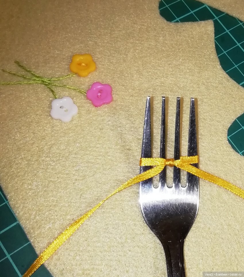 Фетр, букетик и ВЫКРОЙКА — Выкройки для кукол (фото 10)
