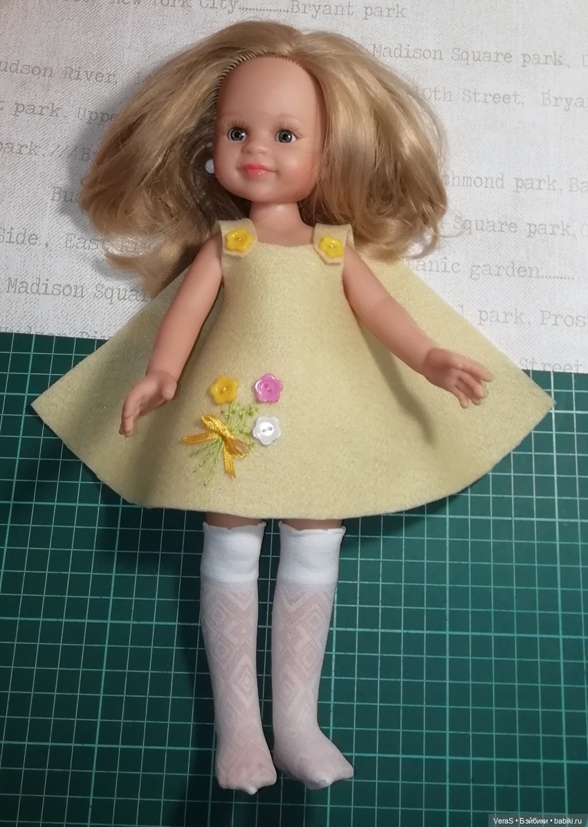 Фетр, букетик и ВЫКРОЙКА — Выкройки для кукол