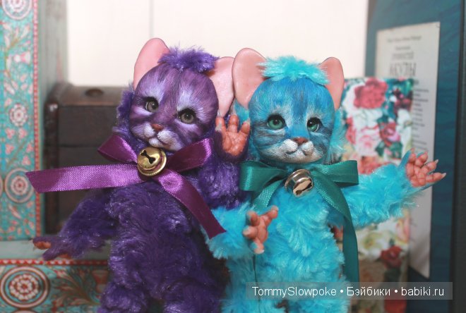 Котики-двойняшки, авторские игрушки (фото 4)