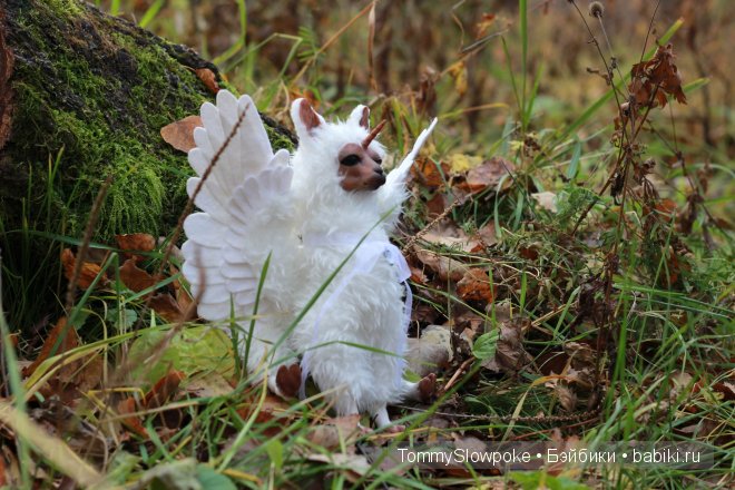 Летающая Лама - Единорог — Игрушки в смешанной технике (мех и глина): Арт (фото 10)