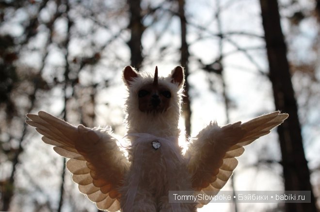 Летающая Лама - Единорог — Игрушки в смешанной технике (мех и глина): Арт (фото 4)