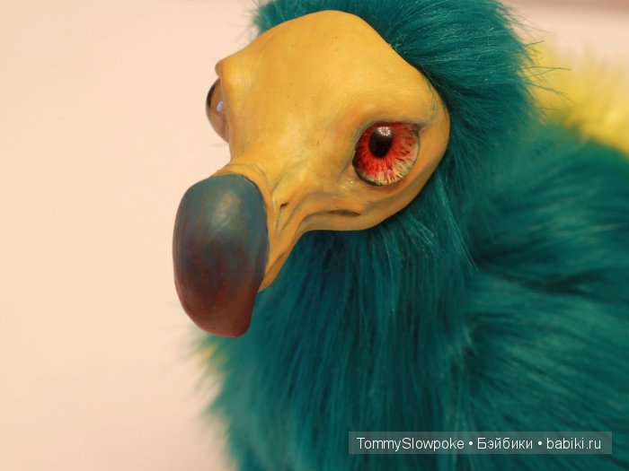 Ананасовый Додо — Игрушки в смешанной технике (мех и глина): Арт (фото 5)