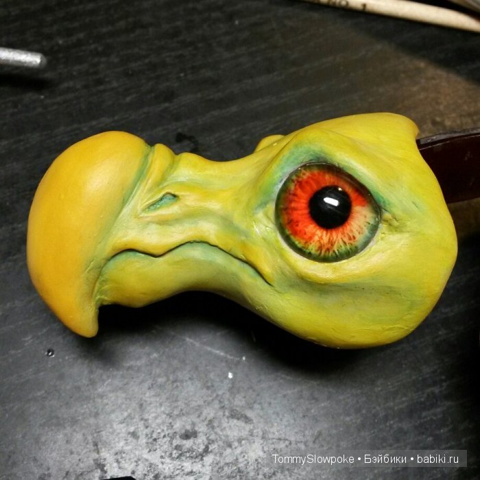 Ананасовый Додо — Игрушки в смешанной технике (мех и глина): Арт