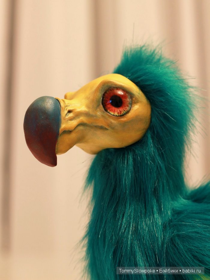 Ананасовый Додо — Игрушки в смешанной технике (мех и глина): Арт (фото 4)