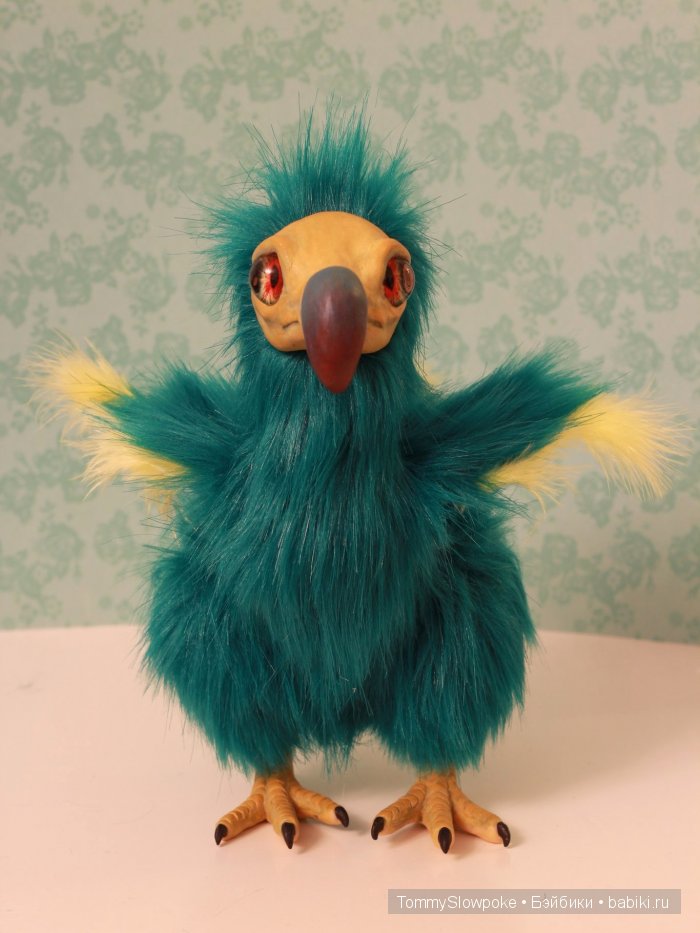 Ананасовый Додо — Игрушки в смешанной технике (мех и глина): Арт (фото 9)