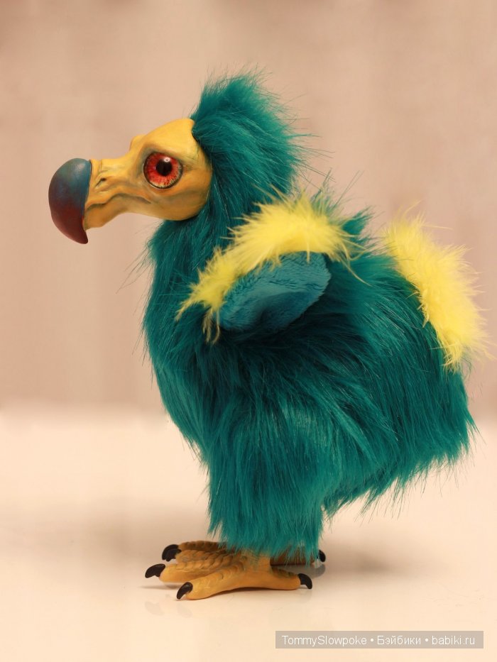 Ананасовый Додо — Игрушки в смешанной технике (мех и глина): Арт (фото 7)