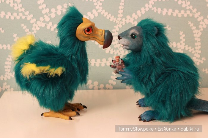 Ананасовый Додо — Игрушки в смешанной технике (мех и глина): Арт (фото 10)