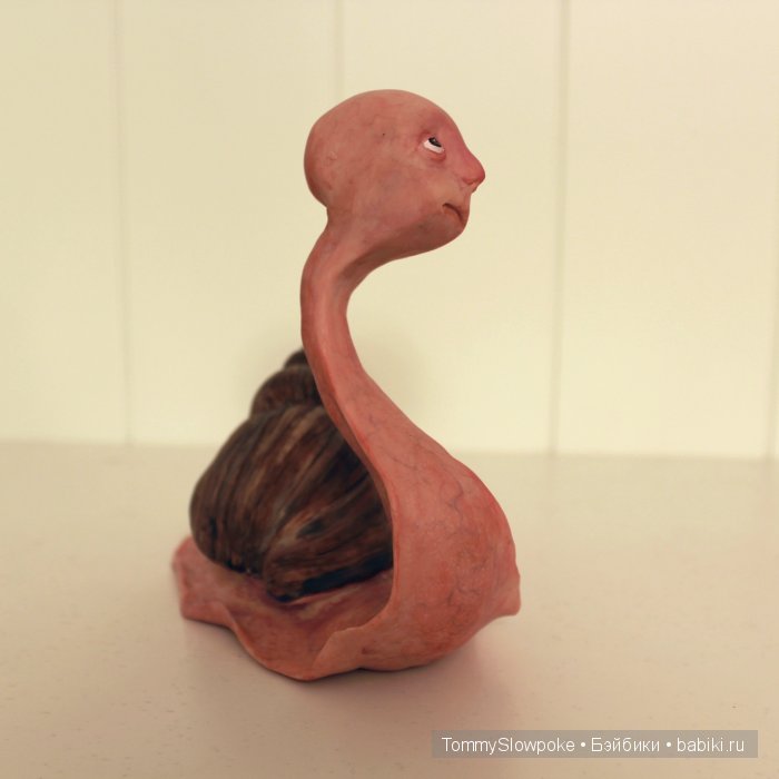 Он хотел быть лебедем — Лепка авторских игрушек и папье (фото 2)