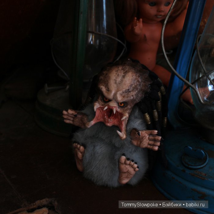 Крошка хищник — Игрушки в смешанной технике (мех и глина): Арт (фото 4)