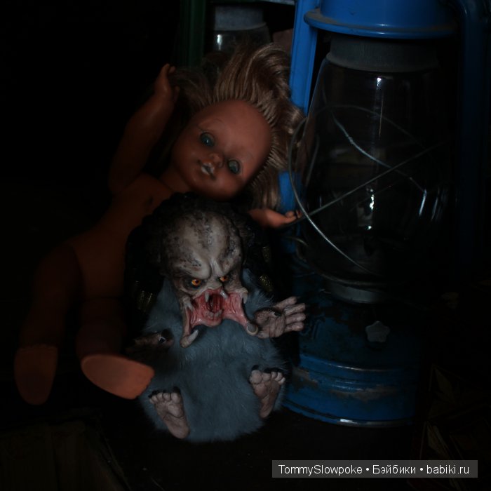 Крошка хищник — Игрушки в смешанной технике (мех и глина): Арт (фото 6)