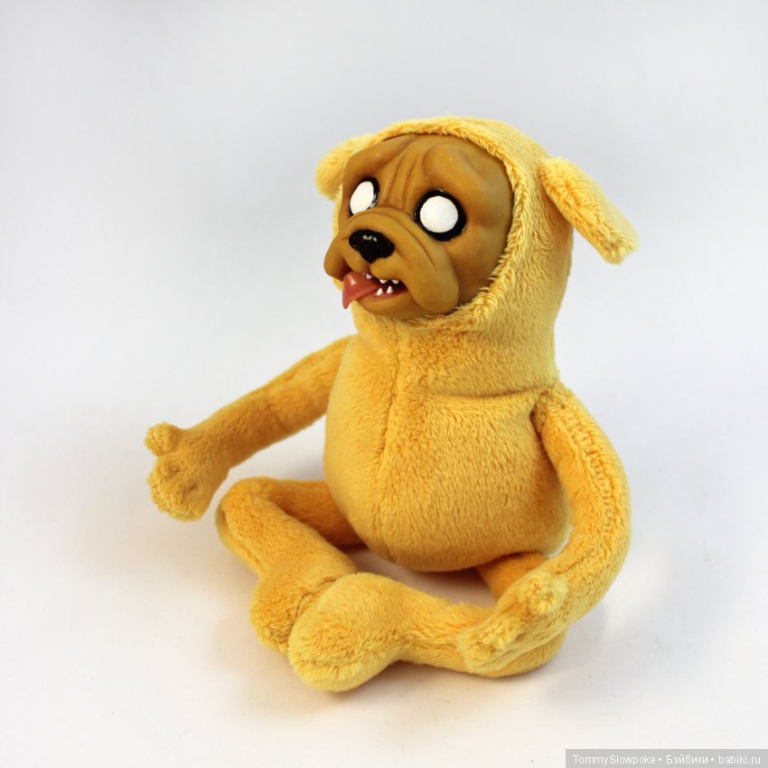 Пёс Джейк — Игрушки в смешанной технике (мех и глина): Арт (фото 2)