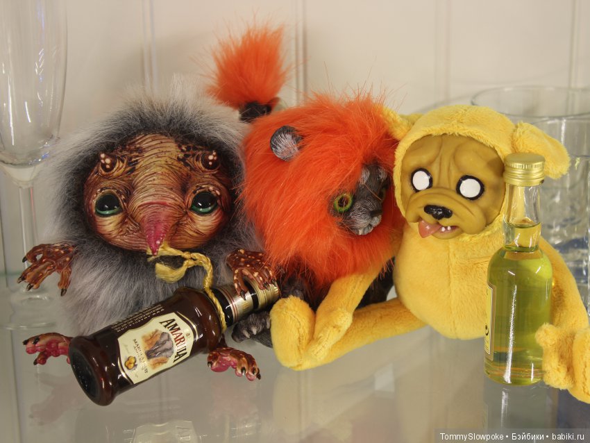 Пёс Джейк — Игрушки в смешанной технике (мех и глина): Арт (фото 10)