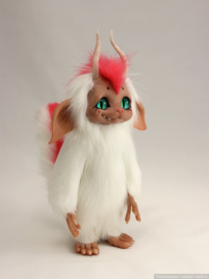 Новый Троллик — Игрушки в смешанной технике (мех и глина): Арт (фото 6)