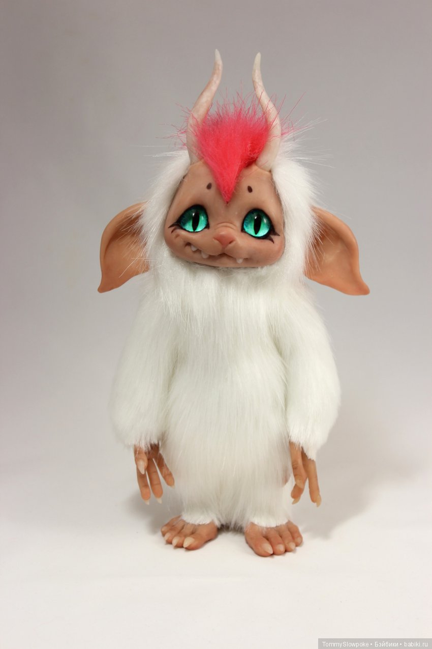 Новый Троллик — Игрушки в смешанной технике (мех и глина): Арт (фото 7)