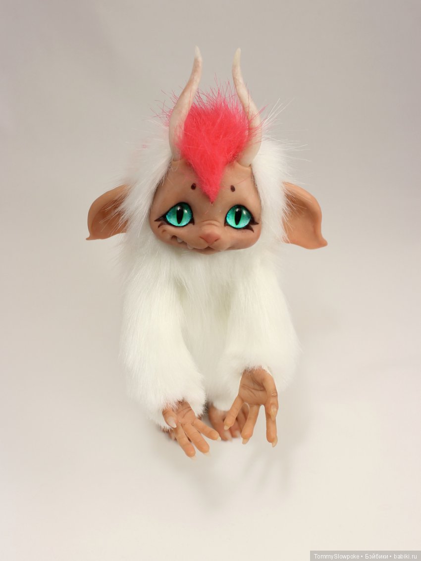 Новый Троллик — Игрушки в смешанной технике (мех и глина): Арт (фото 3)