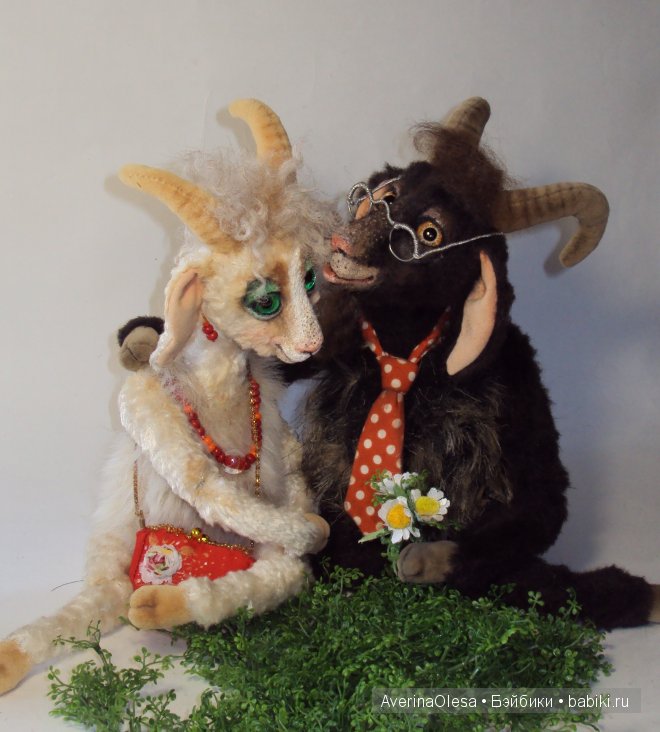 Любовь зла — Игрушки в смешанной технике (мех и глина): Арт