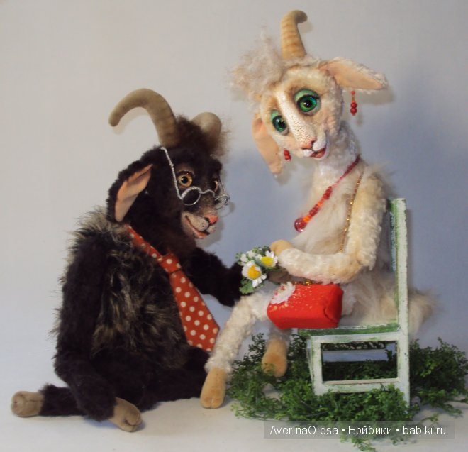 Любовь зла — Игрушки в смешанной технике (мех и глина): Арт