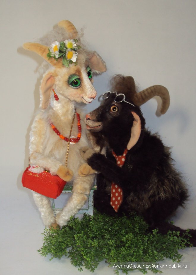 Любовь зла — Игрушки в смешанной технике (мех и глина): Арт