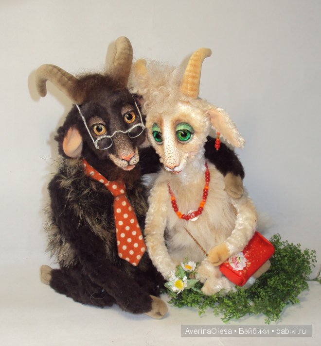 Любовь зла — Игрушки в смешанной технике (мех и глина): Арт