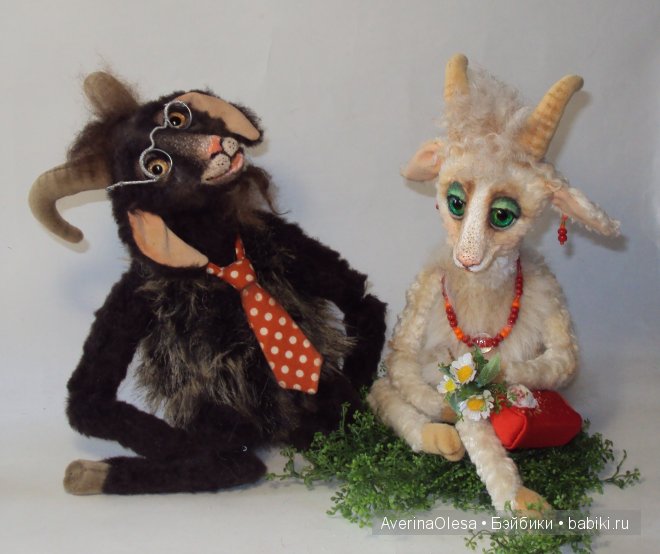 Любовь зла — Игрушки в смешанной технике (мех и глина): Арт