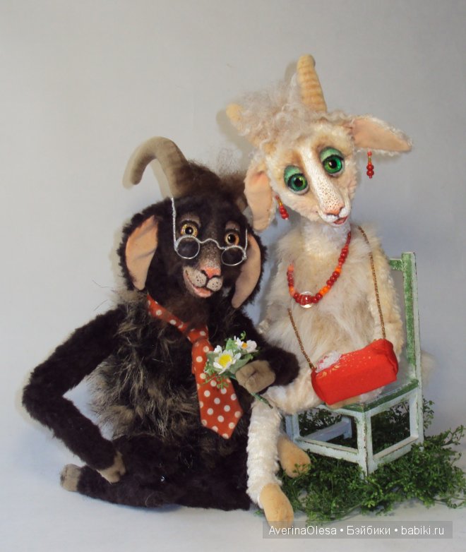 Любовь зла — Игрушки в смешанной технике (мех и глина): Арт