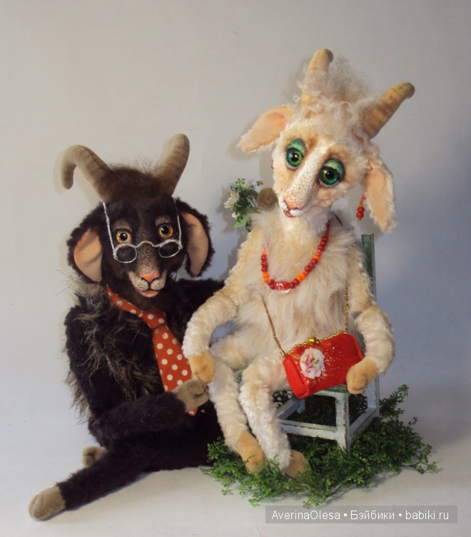 Любовь зла — Игрушки в смешанной технике (мех и глина): Арт