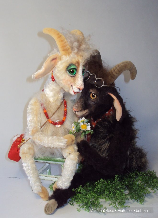 Любовь зла — Игрушки в смешанной технике (мех и глина): Арт