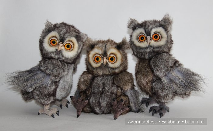 Трое из гнезда, игрушки ручной работы (фото 5)