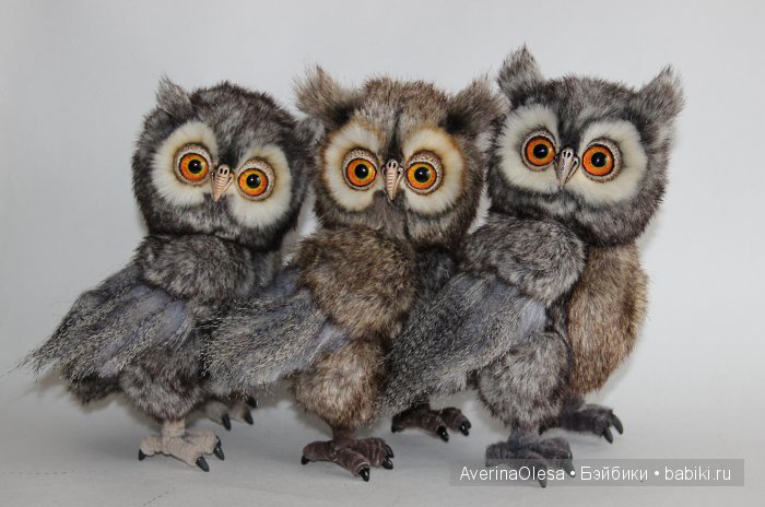 Трое из гнезда, игрушки ручной работы (фото 6)
