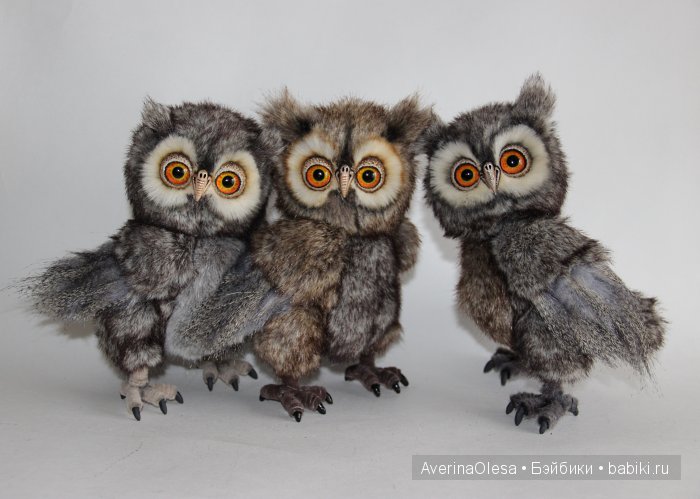 Трое из гнезда, игрушки ручной работы (фото 7)