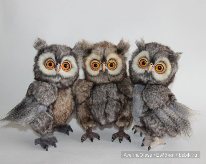 Трое из гнезда, игрушки ручной работы (фото 3)