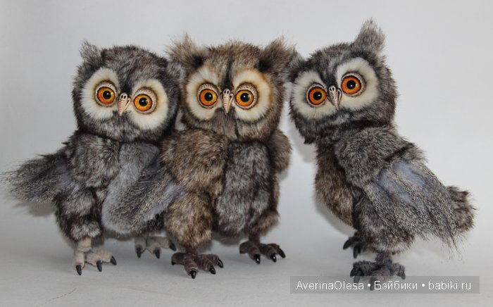 Трое из гнезда, игрушки ручной работы (фото 9)