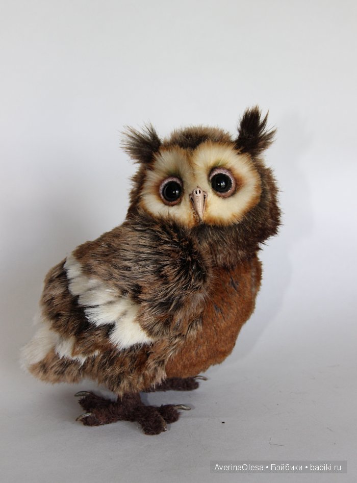 Сова Пухля. Игрушка ручной работы (фото 9)