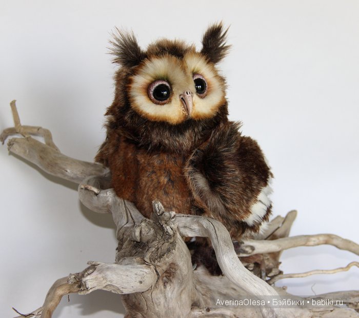 Сова Пухля. Игрушка ручной работы (фото 5)