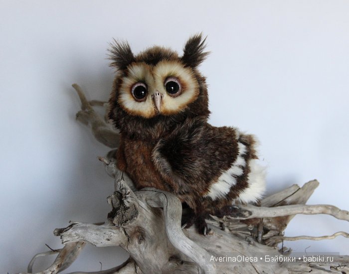 Сова Пухля. Игрушка ручной работы