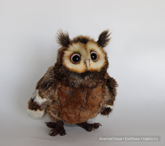 Сова Пухля. Игрушка ручной работы (фото 6)