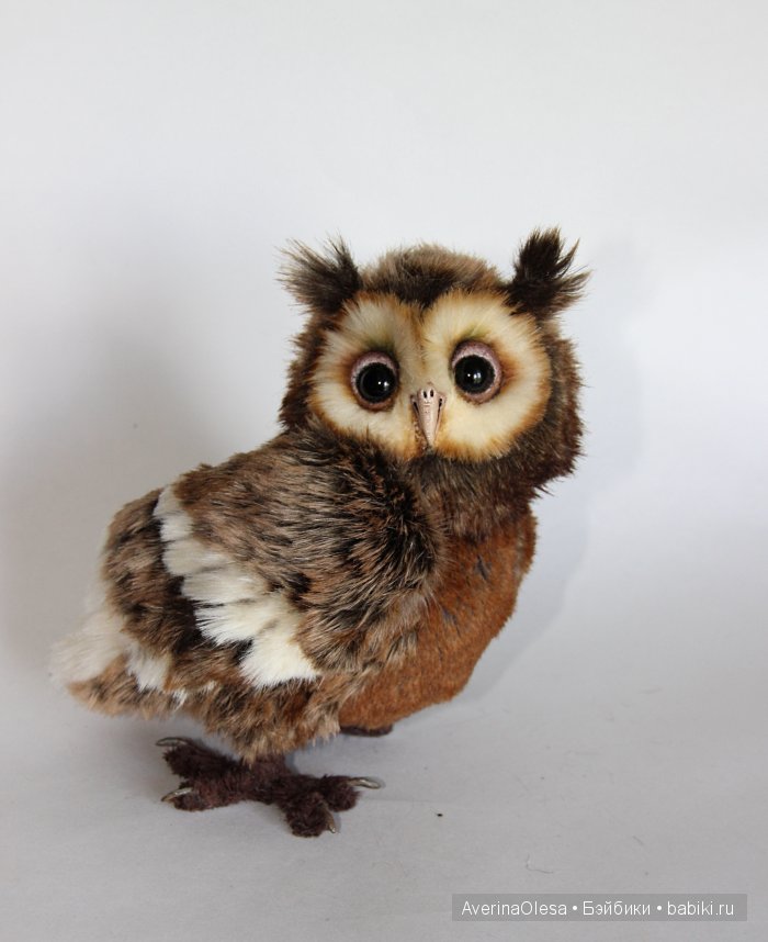 Сова Пухля. Игрушка ручной работы