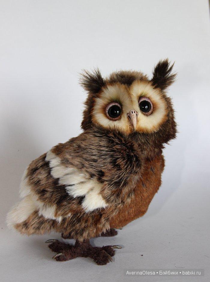 Сова Пухля. Игрушка ручной работы (фото 10)