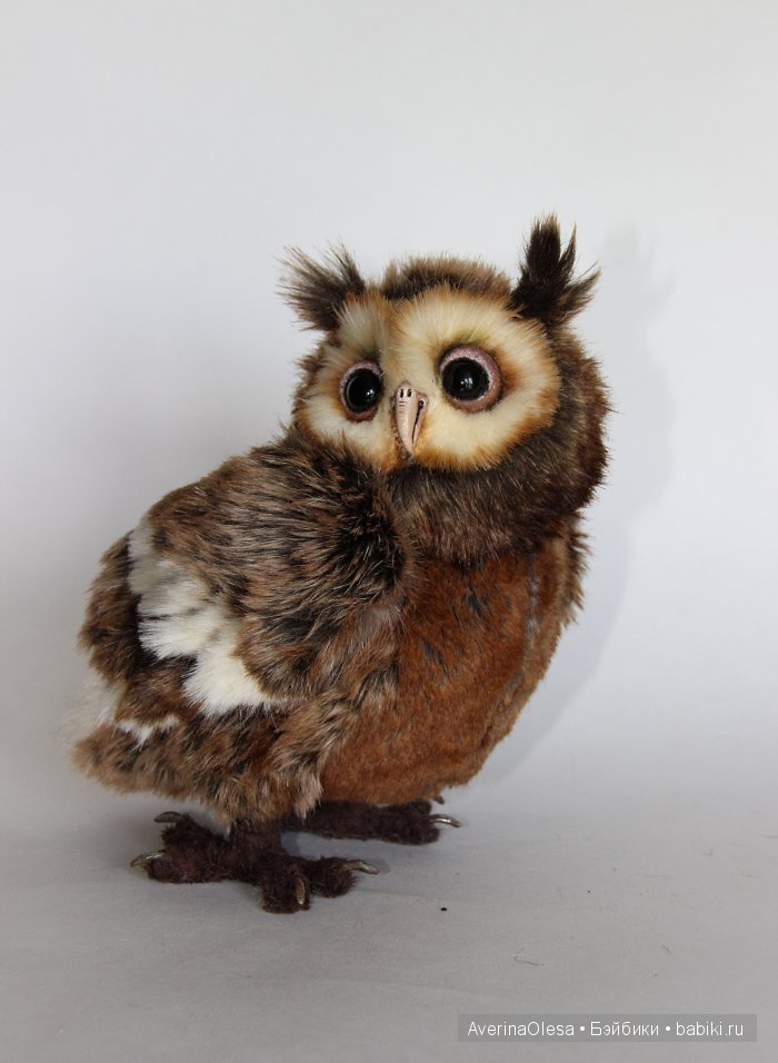 Сова Пухля. Игрушка ручной работы