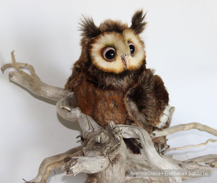 Сова Пухля. Игрушка ручной работы (фото 4)