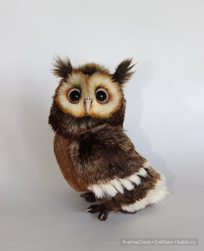 Сова Пухля. Игрушка ручной работы (фото 8)
