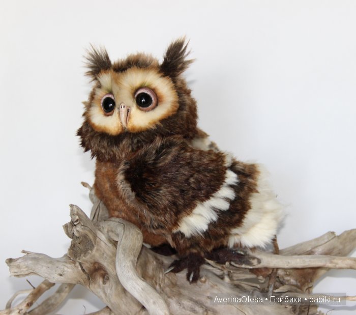 Сова Пухля. Игрушка ручной работы (фото 3)