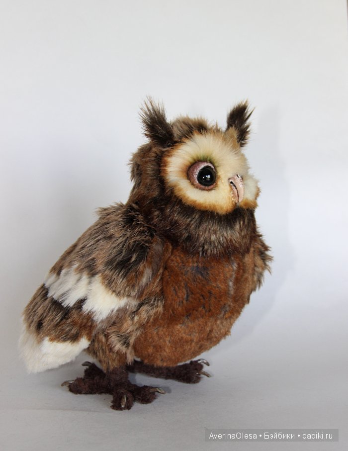 Сова Пухля. Игрушка ручной работы (фото 7)