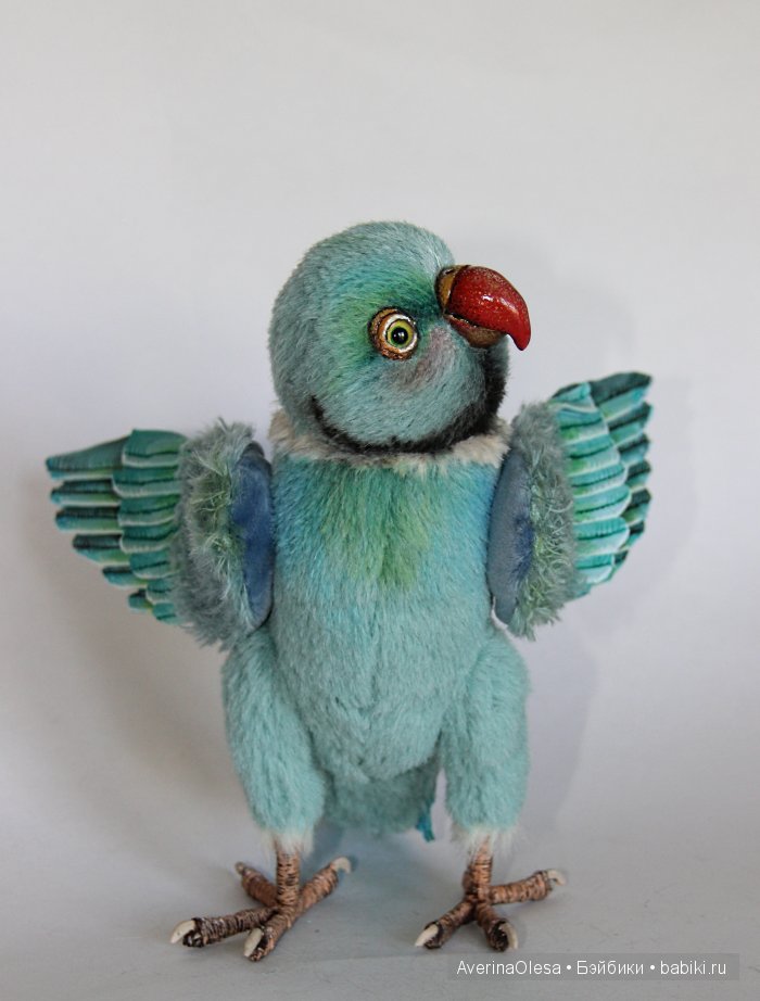 Попугай Оскар. Авторская игрушка ручной работы (фото 7)