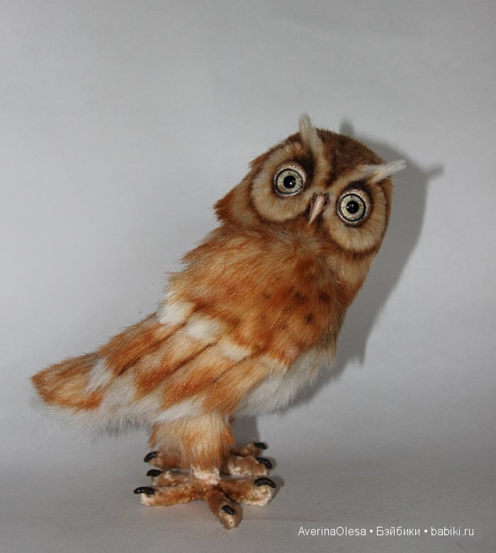 Сова. Игрушка ручной работы (фото 6)