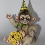 Борька. Игрушка ручной работы