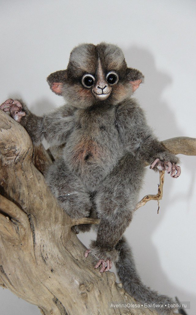 Маленькая обезьянка. Игрушка ручной работы