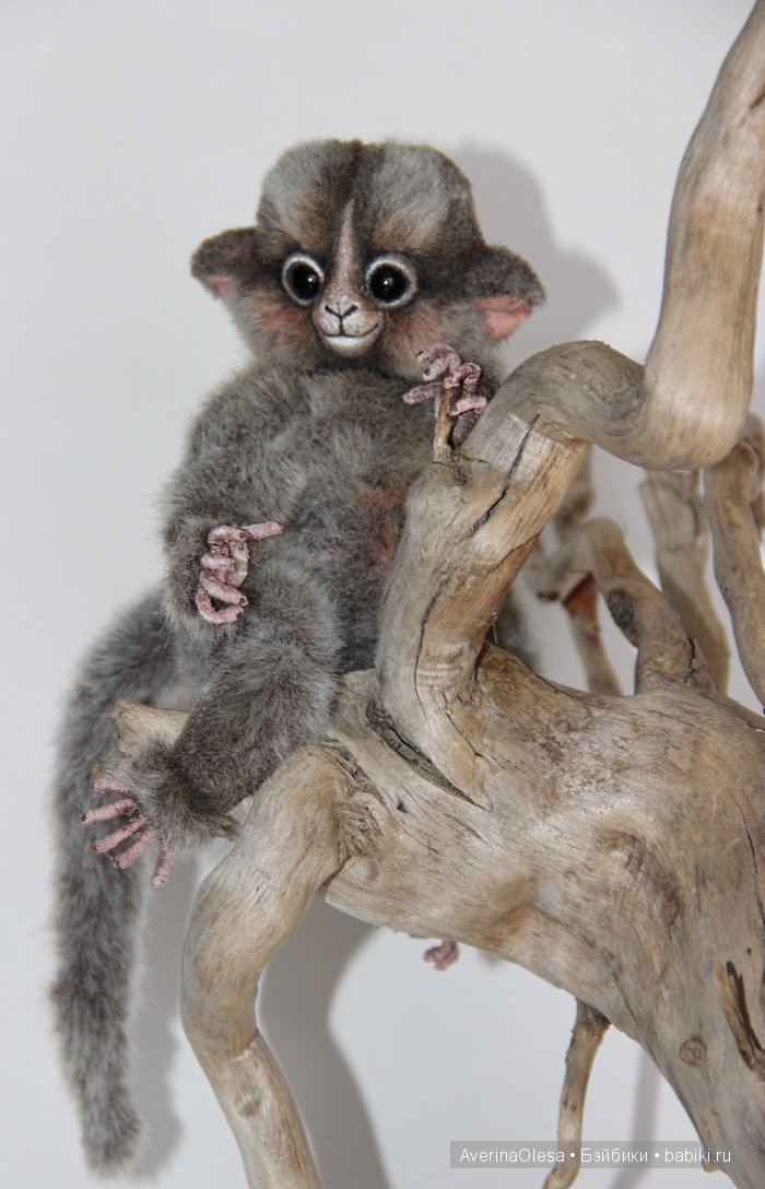 Маленькая обезьянка. Игрушка ручной работы (фото 8)