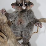 Маленькая  обезьянка. Игрушка ручной работы